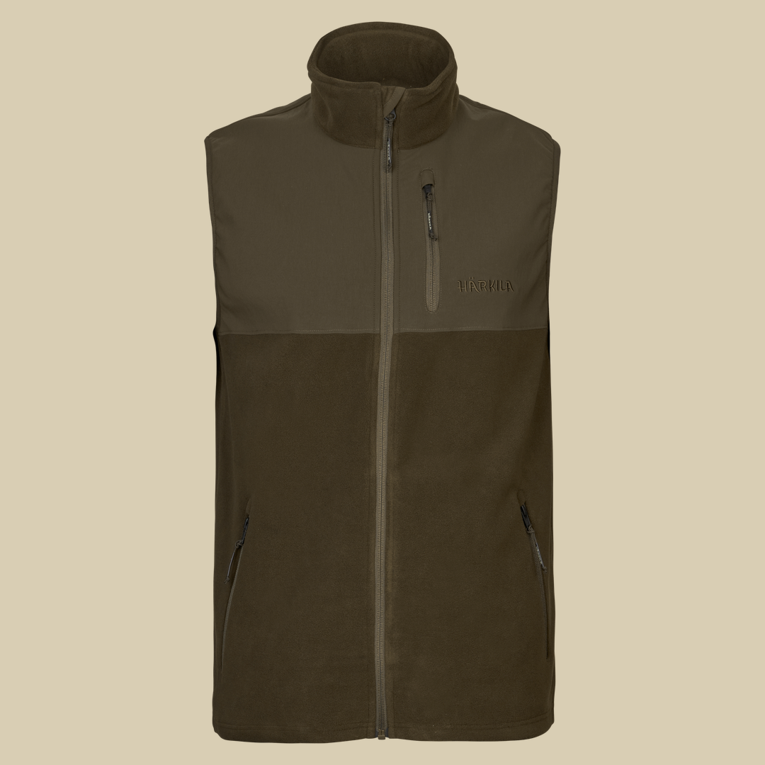 Gilet Polaire Fjell Härkila - Hunting green/Willow green