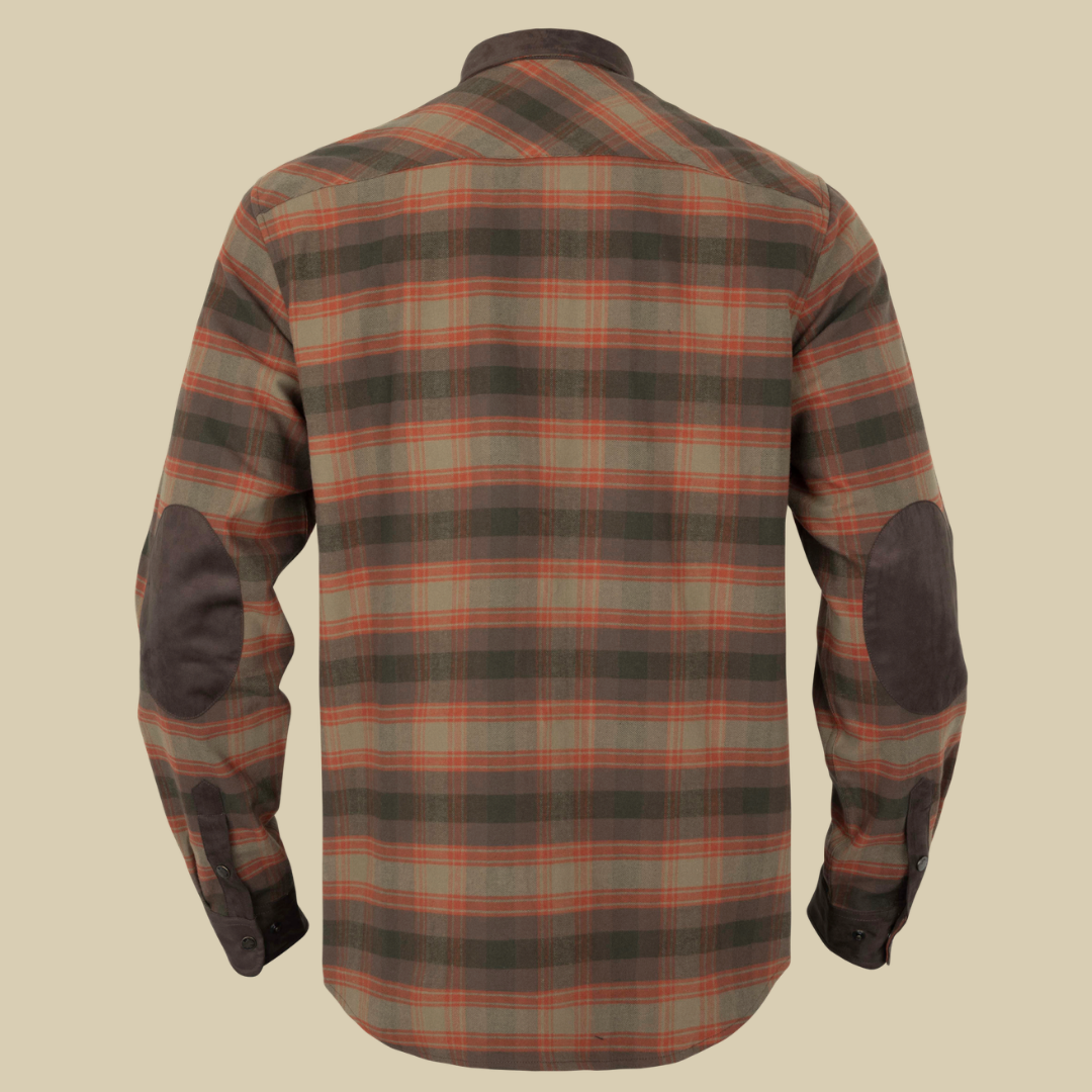 Harkila Chemise Aivak Autumn orange check