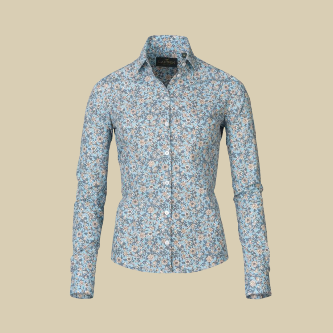 Chemise Femme Laksen Flora Blue