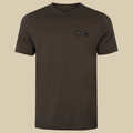 T-Shirt Härkila Logo Brand Shadow brown/Tarmac
