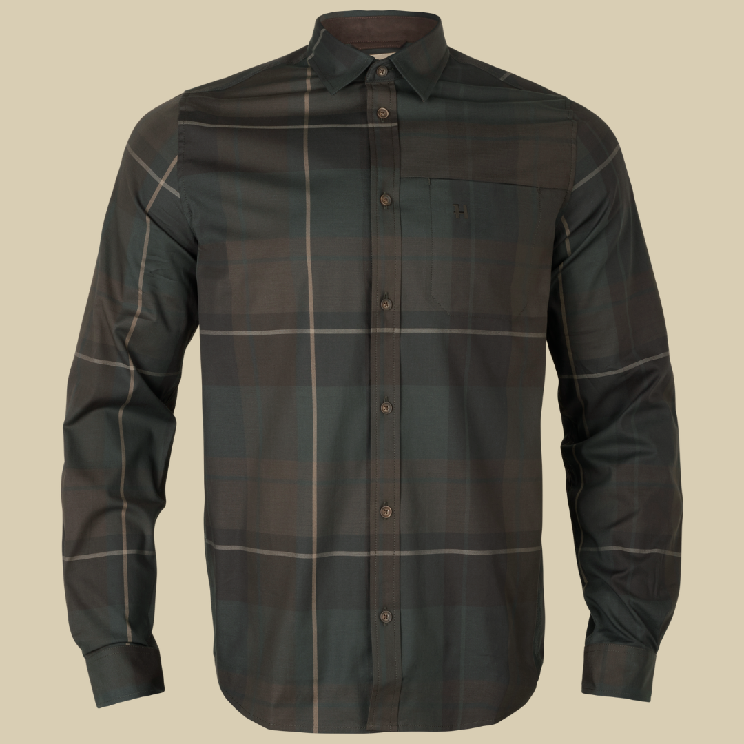 Harkila Chemise Akse Shadow brown check