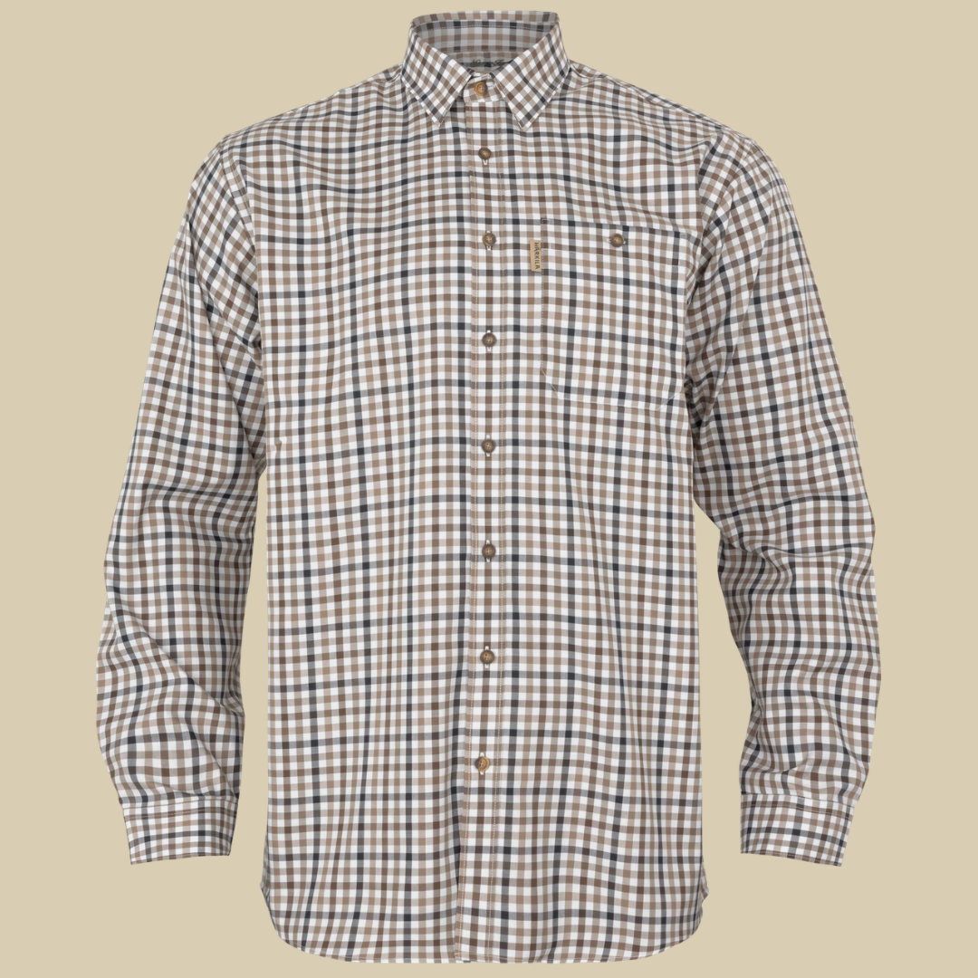 Harkila Chemise Milford Blue/Beige check