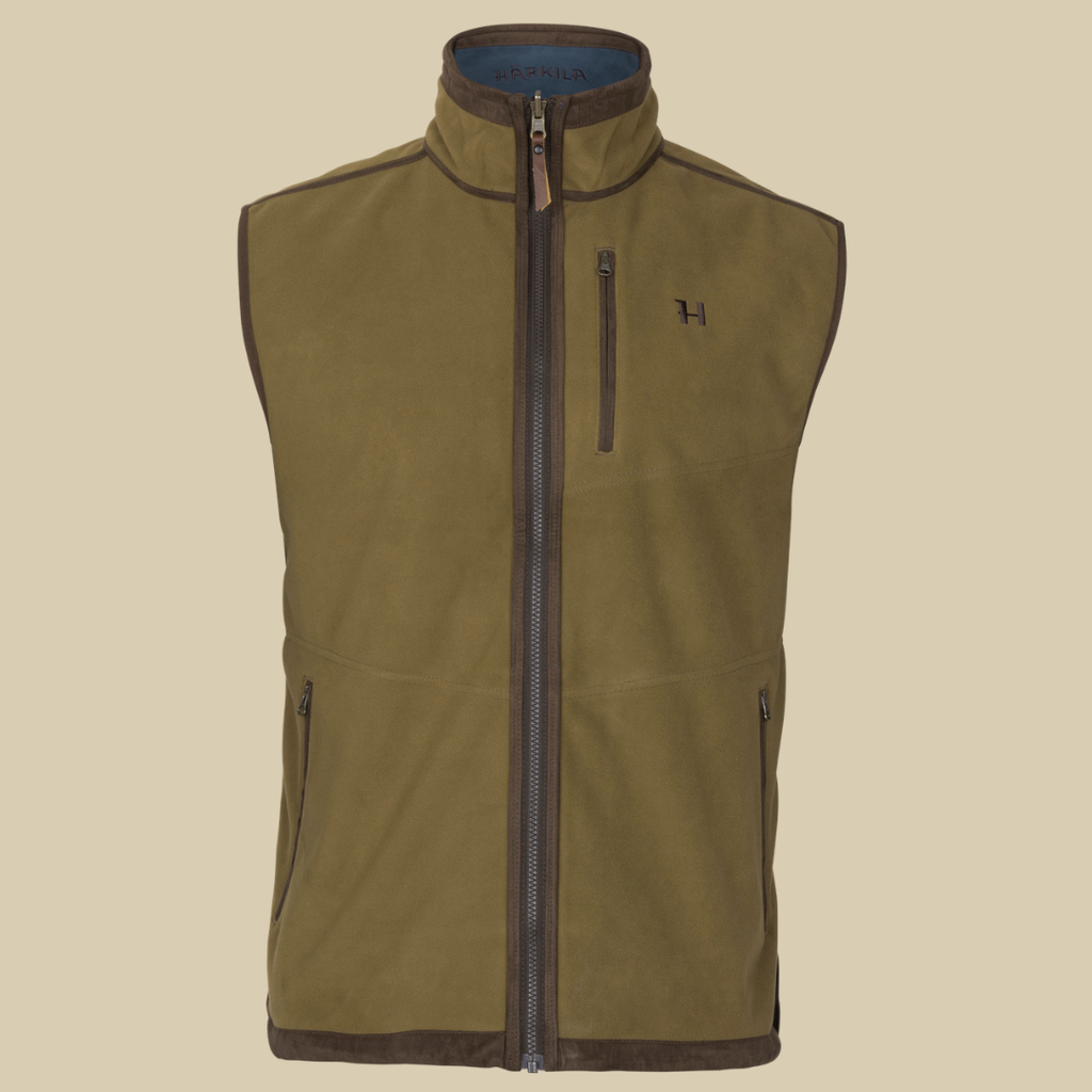 Harkila Gilet Kamko Estate WSP Reversible Dark olive Sea blue