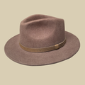 Chapeau feutre Marron