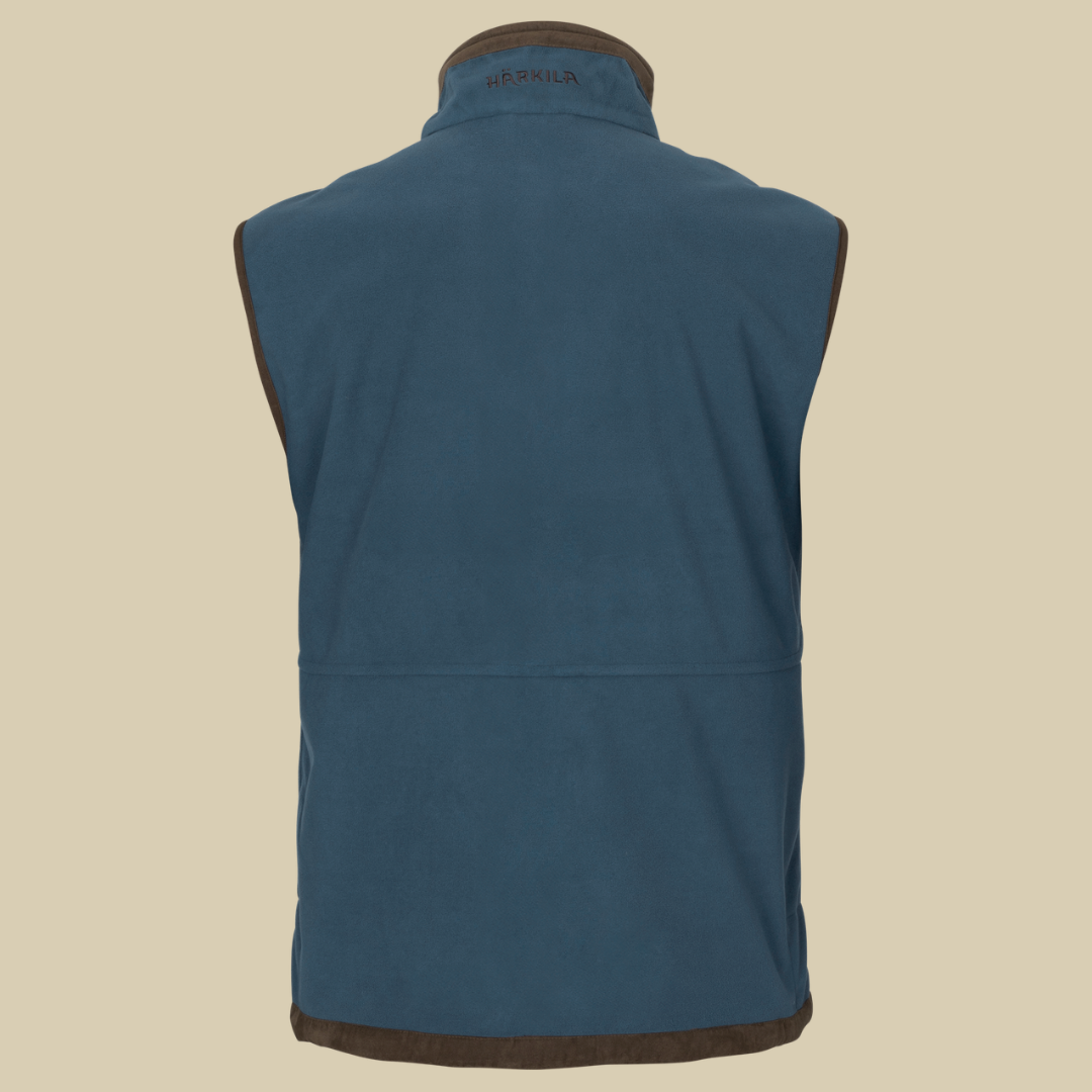 Harkila Gilet Kamko Estate WSP Reversible Dark olive Sea blue