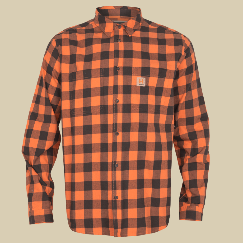 Härkila Chemise Scandinavian Mandarin check