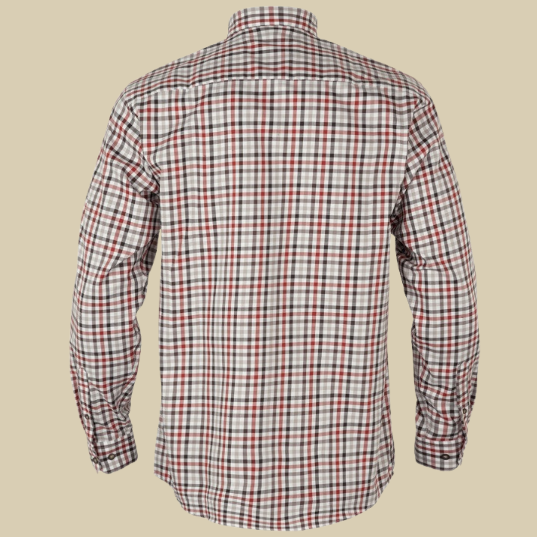 Harkila Chemise Milford Bloodstone red/white