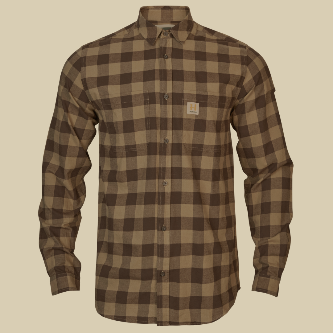 Härkila Chemise Scandinavian Antique Bronze Check