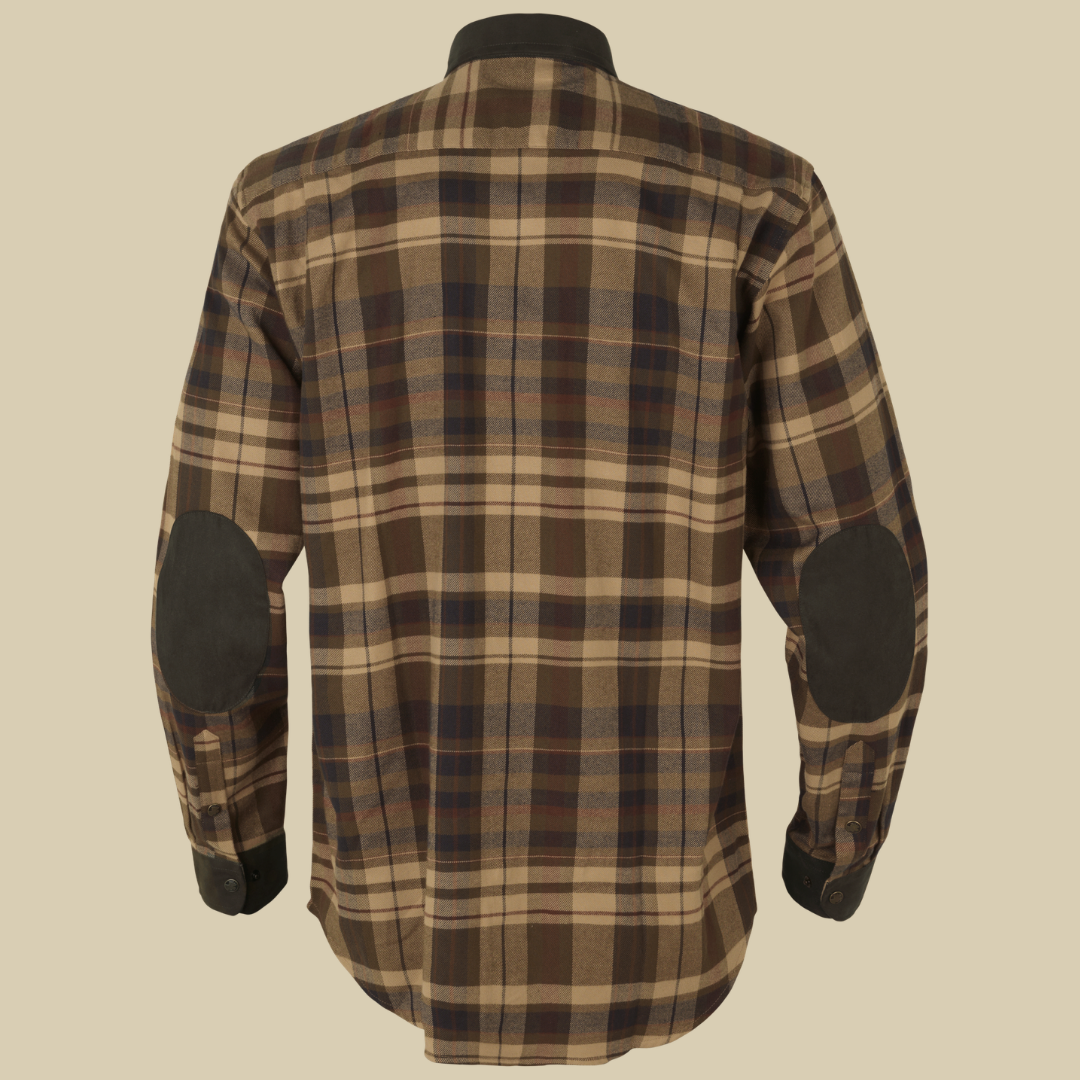 Harkila Chemise Pajala Beige w/brown