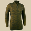 Deerhunter Maillot Camou Wool Undershirt zip-neck