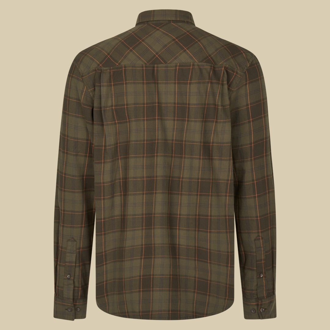 Chemise en flanelle Glen Seeland - Pine Green/Dark Navy Check