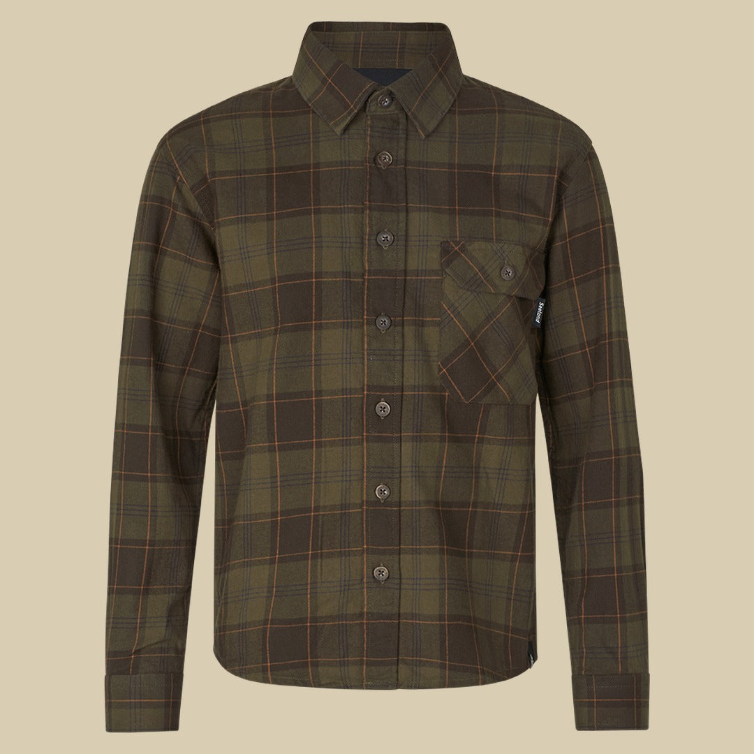 Chemise en flanelle Glen Junior Seeland - Pine Green/Dark Navy Check