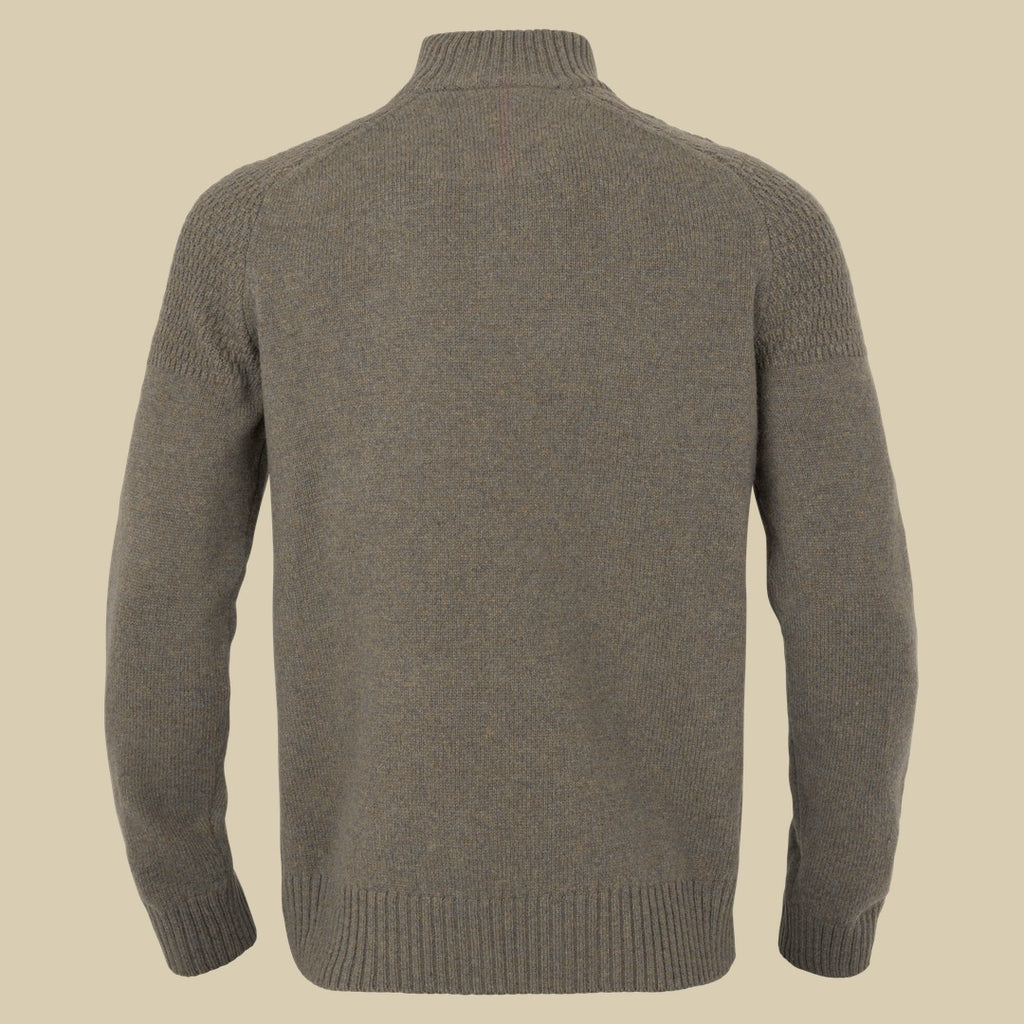 Pull demi-zip Vincent en mérinos Härkila - Dark sand