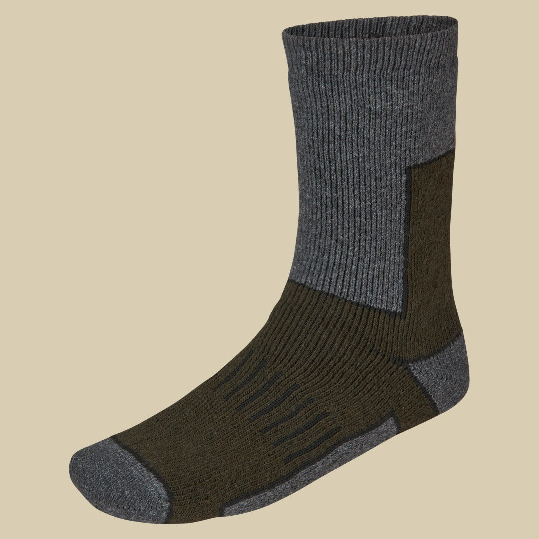 Chaussettes Field Thermo (lot de 2) Seeland - Pine Green Melange/Grey Melange