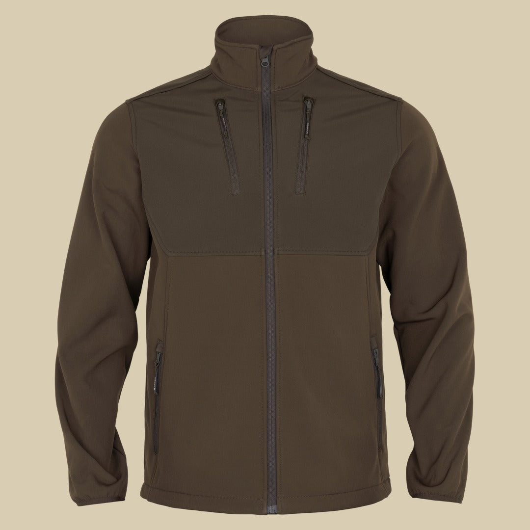 Veste softshell Scandinavian Härkila - Willow green/Shadow brown
