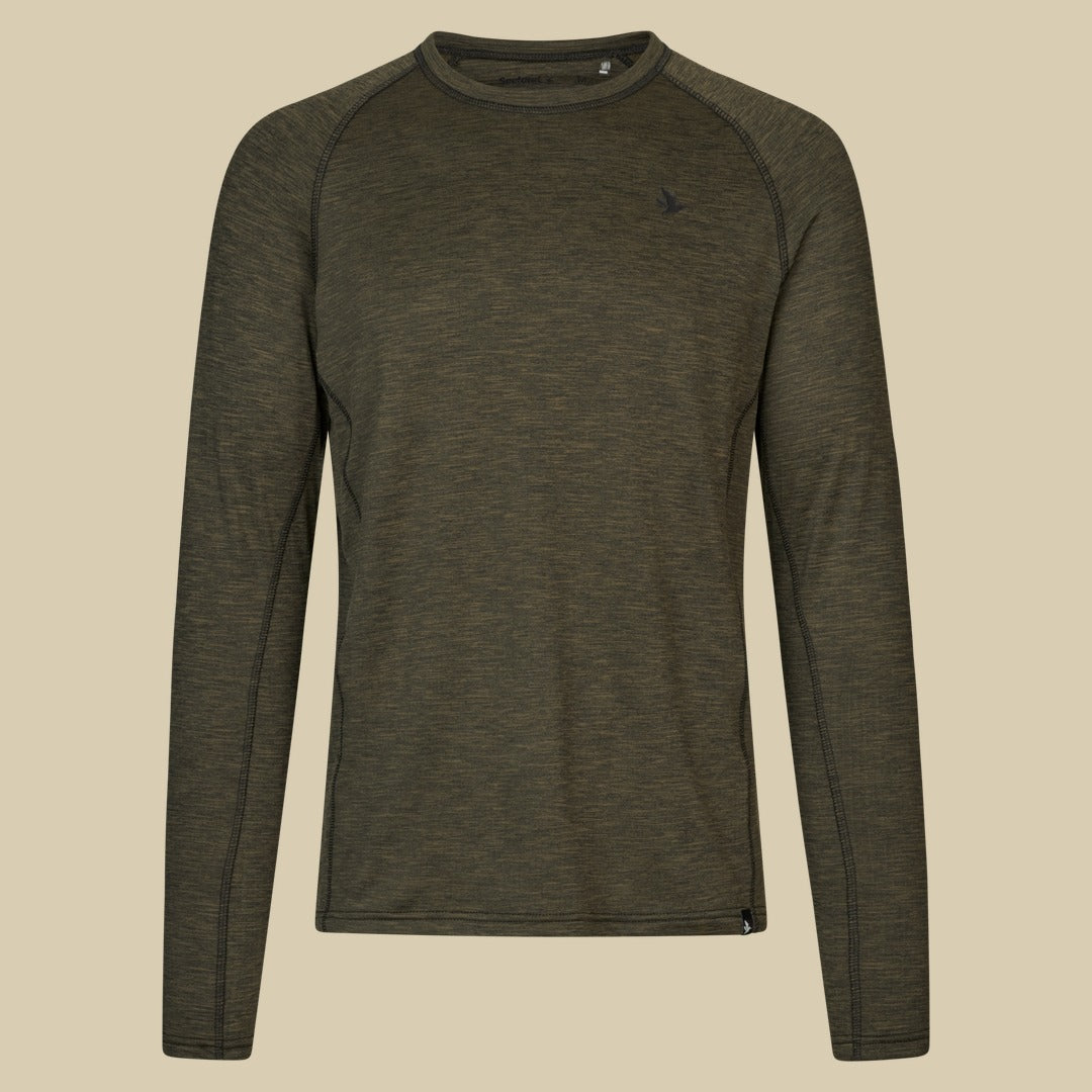 T-shirt Peak Seeland - Pine green melange