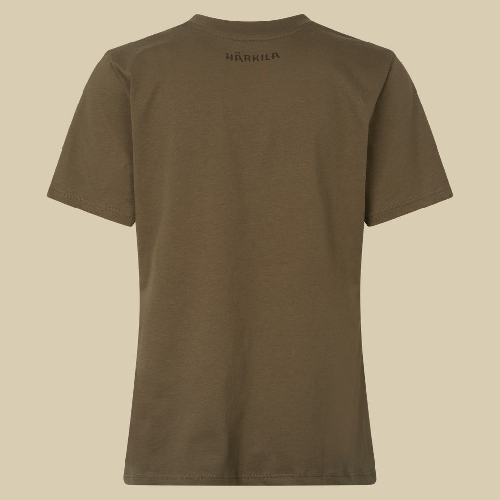 T-shirt Stag Badge Femme Härkila - Beech