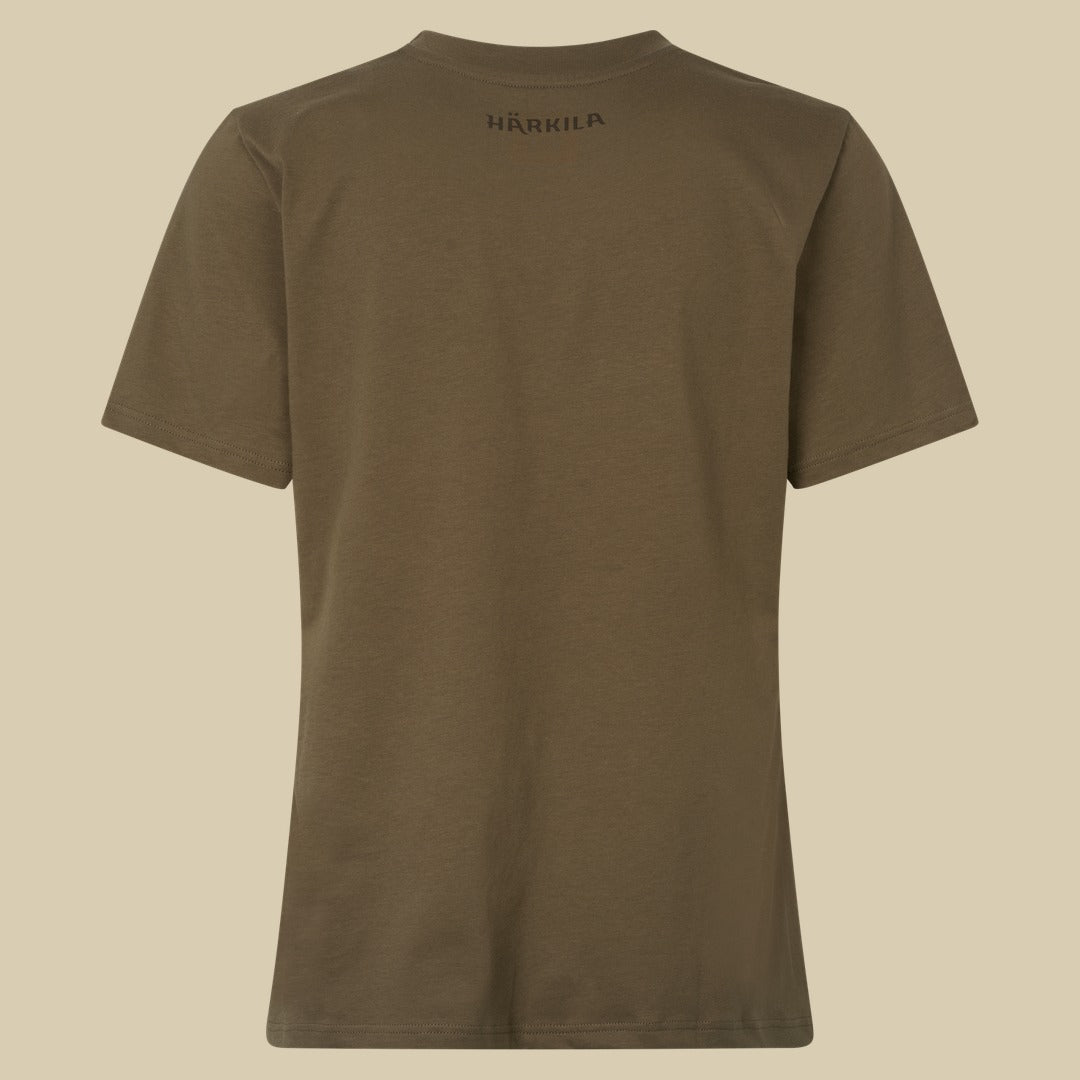 T-shirt Stag Badge Femme Härkila - Beech