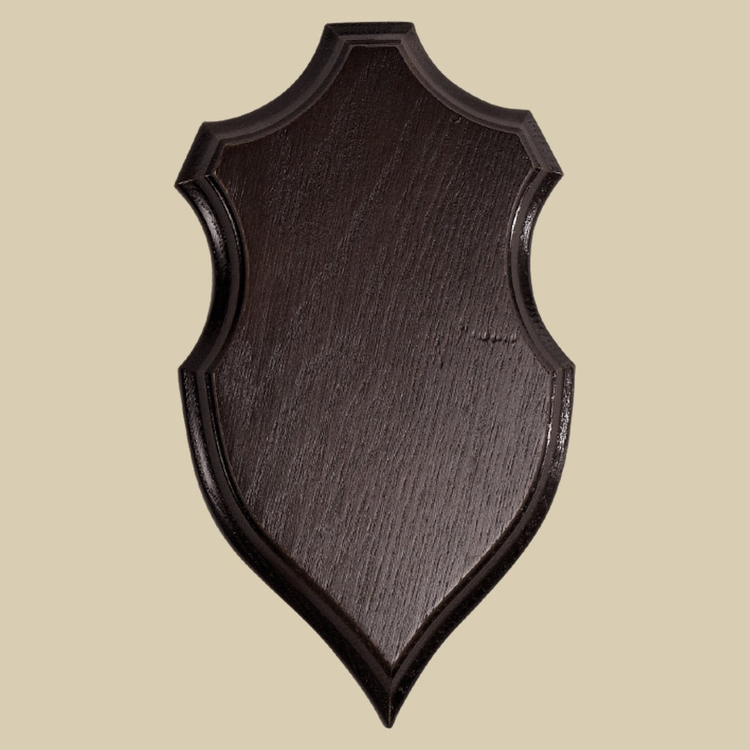 Écusson à trophée chevreuil B 22 x 13 cm Seeland - Dark wood
