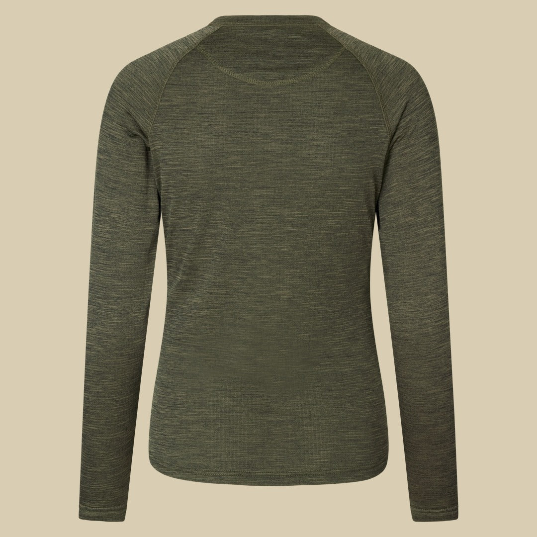 T-shirt manches longues Active Femme Seeland - Pine green