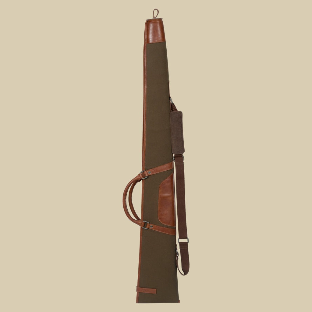 Fourreau pour fusil Retrieve toile et cuir Härkila - Warm olive