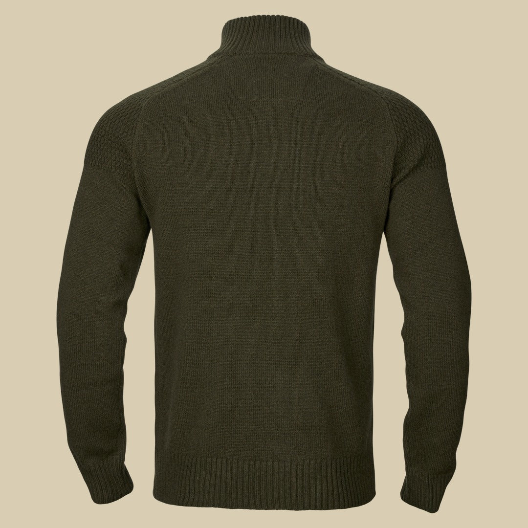 Pull demi-zip Vincent en mérinos Härkila - Rosin