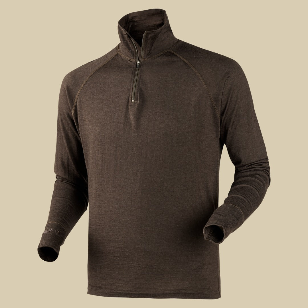 T-shirt col zippé All Season Härkila - Shadow brown