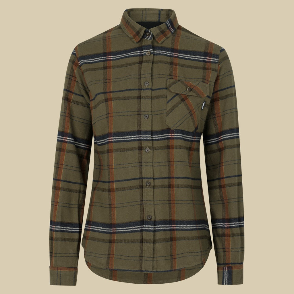 Chemise en flanelle Skye Femme Seeland - Grape Leaf/Terracotta Check