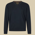 Pull col V Pine Seeland - Dark Sapphire