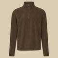 Pull demi-zip Benjamin Seeland - Dark Brown