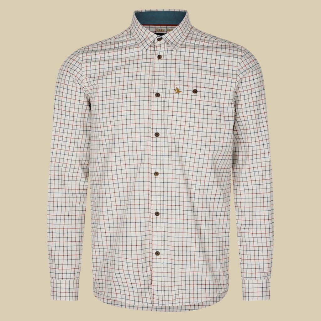 Chemise de tir Oxford Seeland - Grape Leaf/Terracotta Check