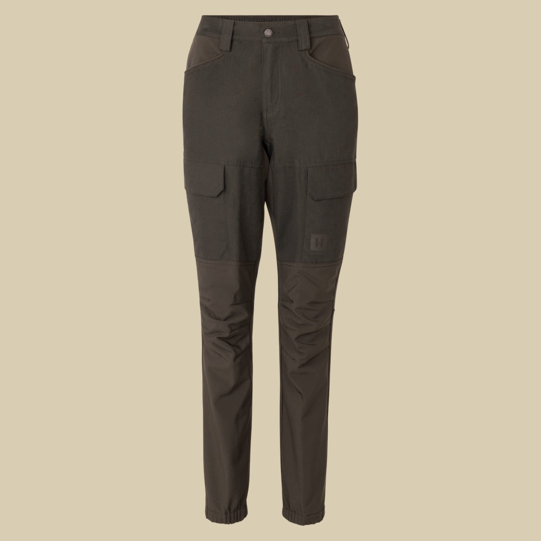 Pantalon Scandinavian Femme Härkila - Shadow brown/Deep brown
