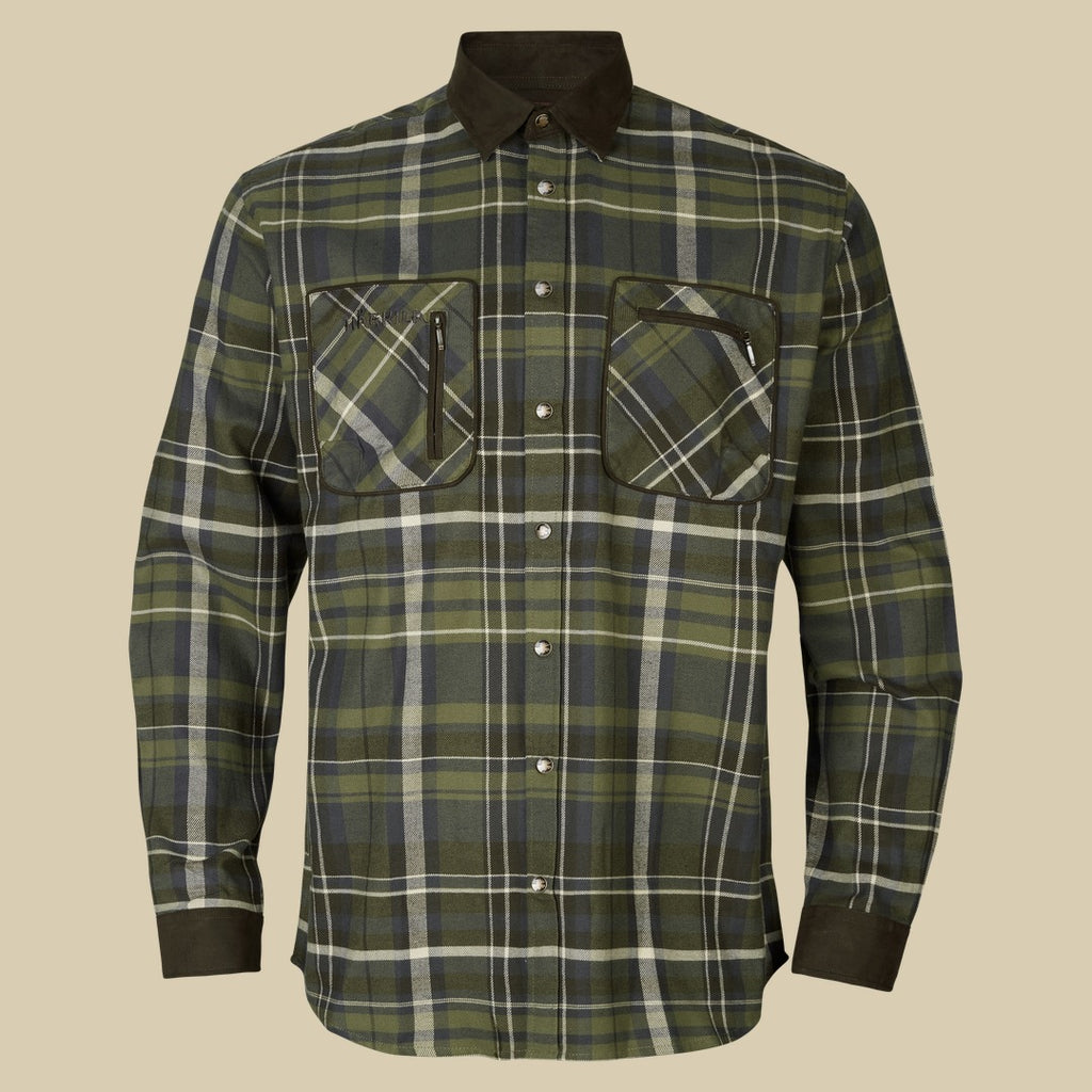 Chemise Pajala Härkila - Olive check