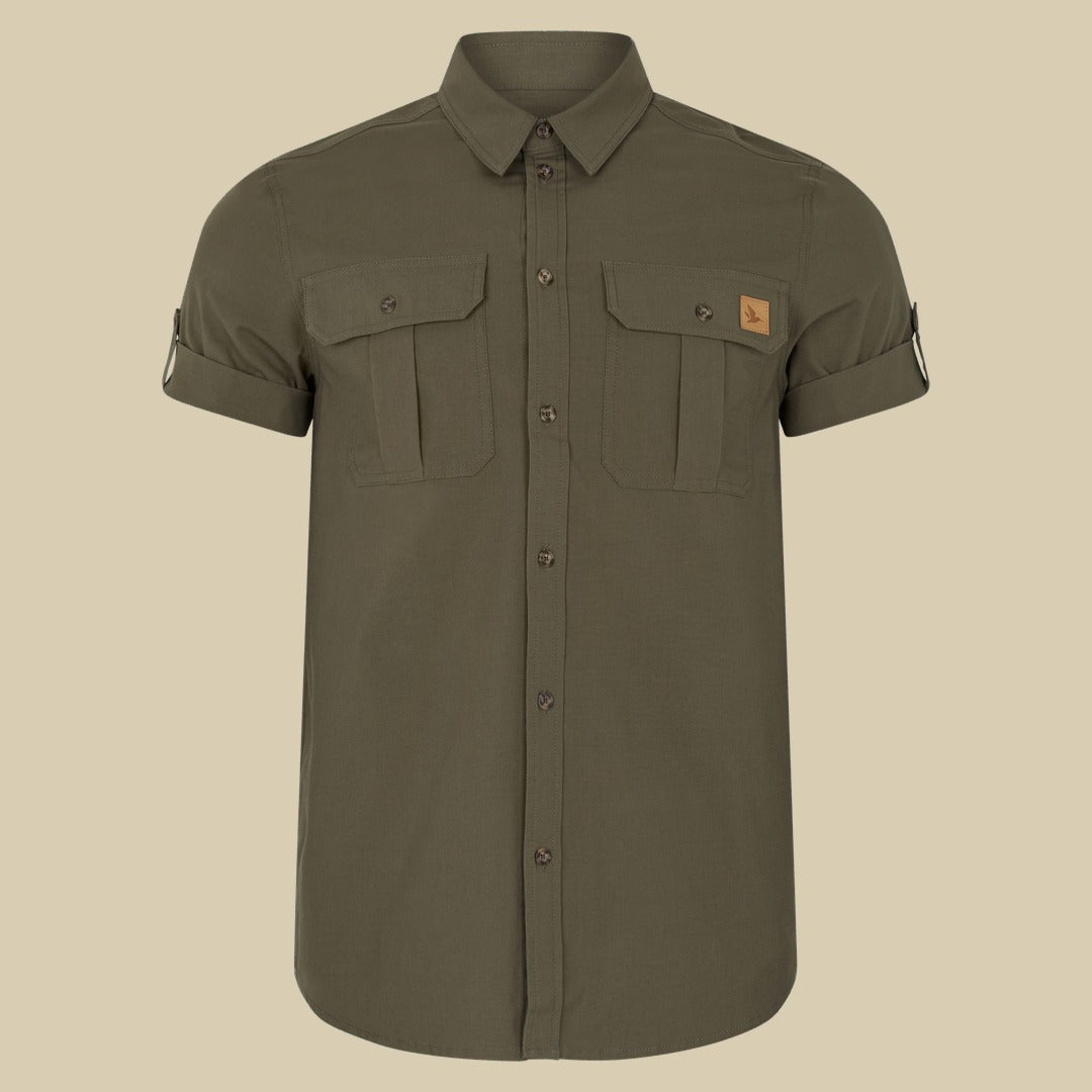 Chemise cargo manches courtes Selous Seeland - Grape leaf