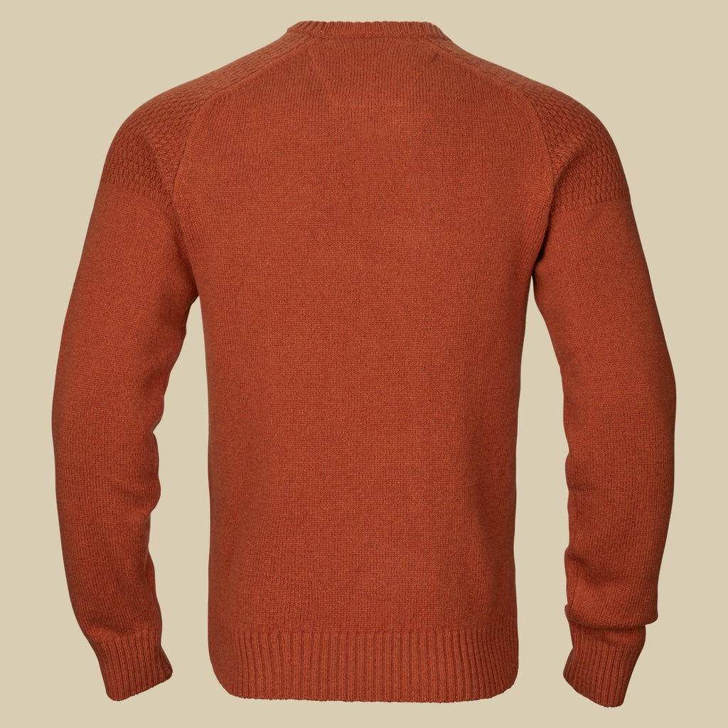 Pull col V Vincent en mérinos Härkila - Bombay brown