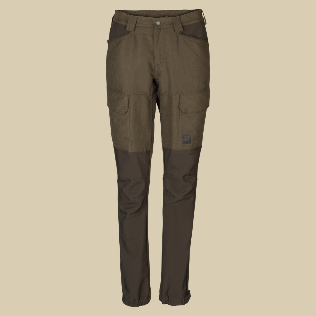 Pantalon Scandinavian Femme Härkila - Willow green/Deep brown