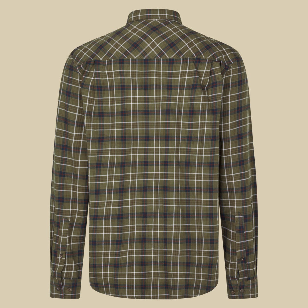Chemise en flanelle Glen Seeland - Grape Leaf/Dark Navy Check