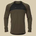 T-shirt chauffant manches longues Heat USB-C Härkila - Willow green/Black