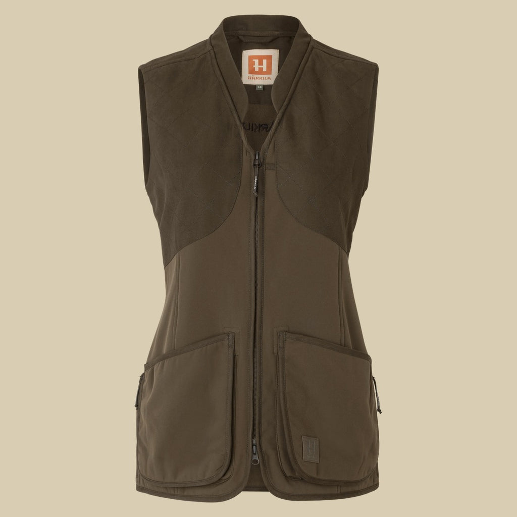 Gilet de tir Skye Femme Härkila - Willow green/Shadow brown