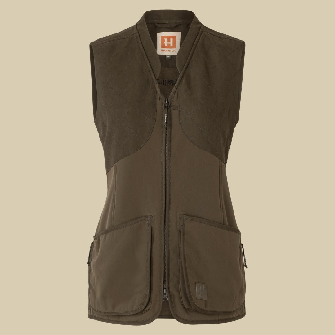 Gilet de tir Skye Femme Härkila - Willow green/Shadow brown