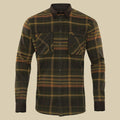 Chemise Pajala Härkila - Green/Brown