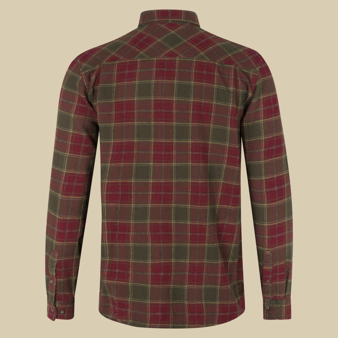 Chemise en flanelle Glen Seeland - Red forest check