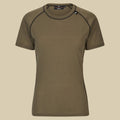 T-shirt Apex Aia en mérinos Femme Seeland - Covert Green