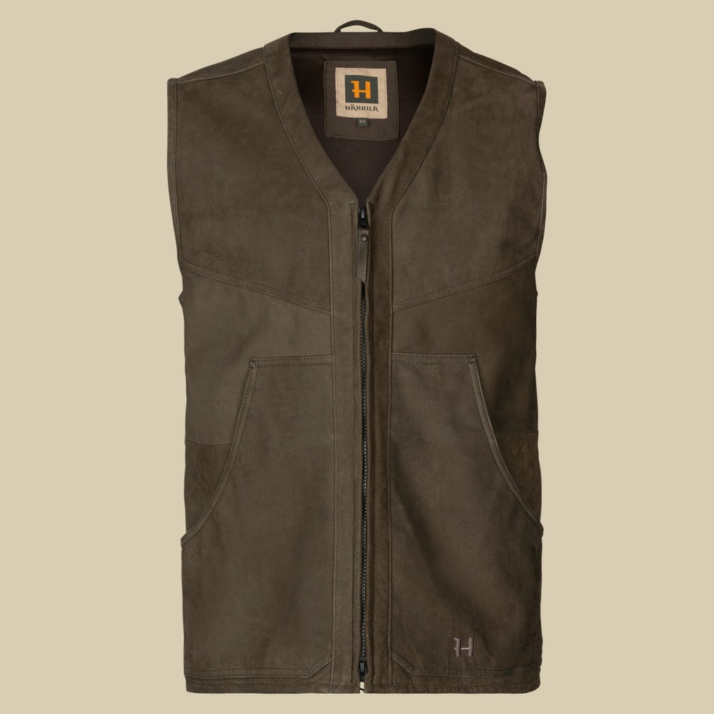 Gilet en cuir Pro Hunter Härkila - Willow green