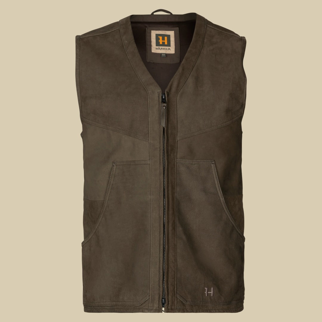 Gilet en cuir Pro Hunter Härkila - Willow green
