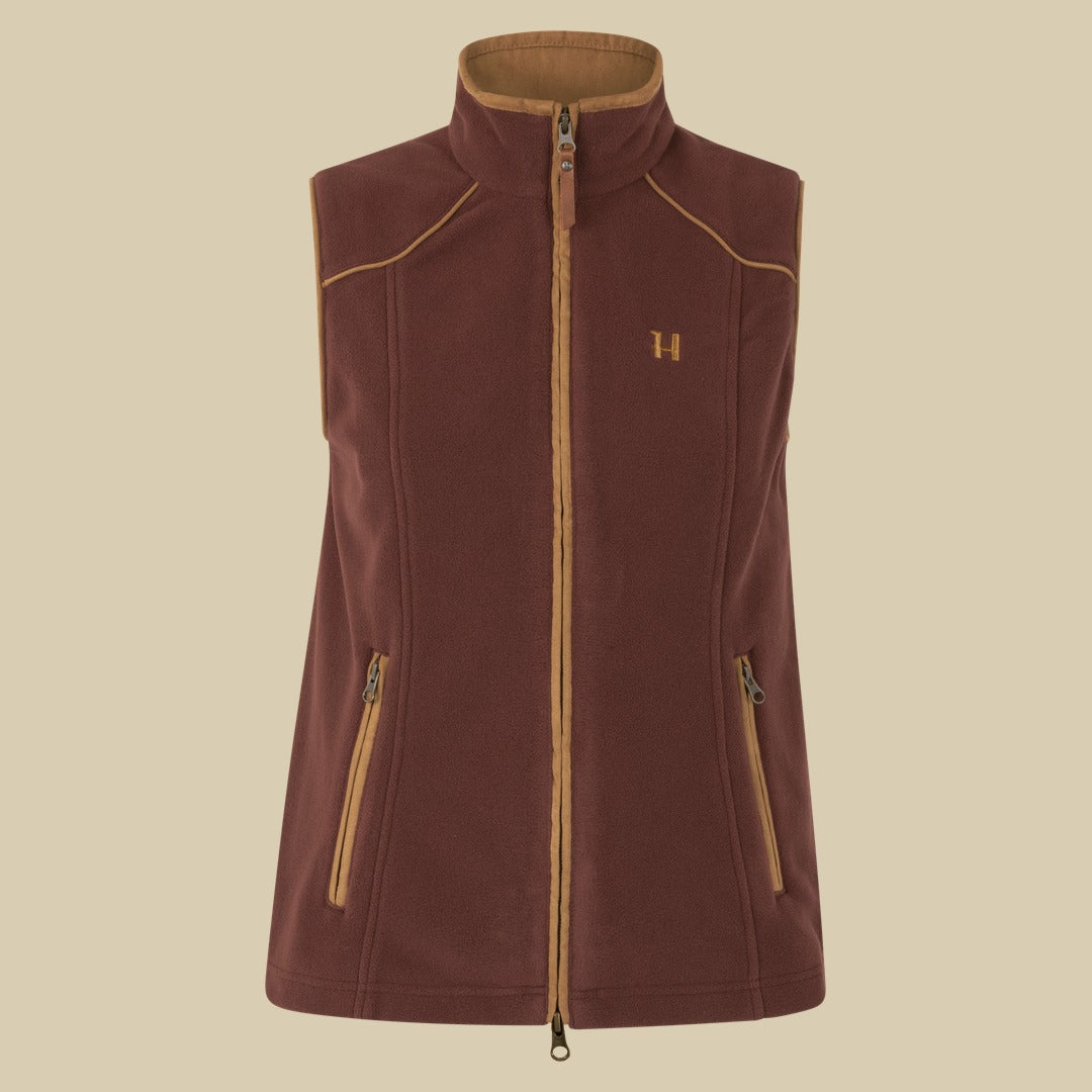 Gilet Sandhem 200 Femme Härkila - Burgundy