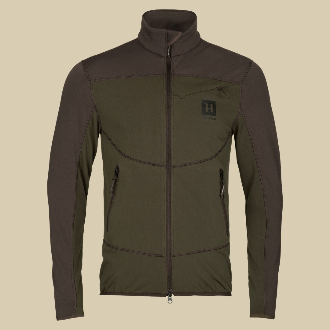 Veste polaire Olaf Härkila - Willow green/Shadow grey