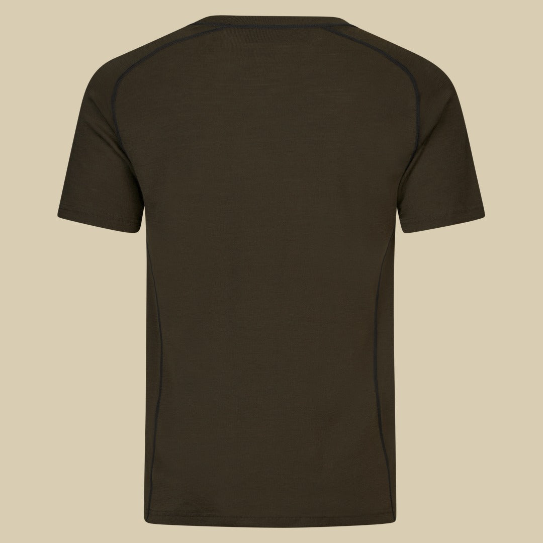 T-shirt Apex en mérinos Seeland - Pine green