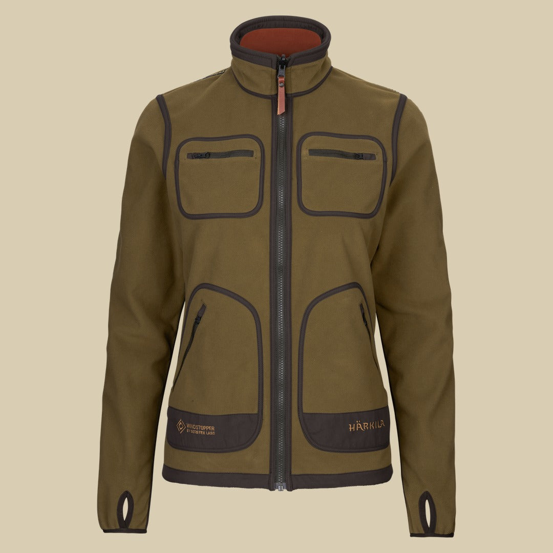 Pull polaire Kamko Femme Härkila - Dark olive/Arabian spice