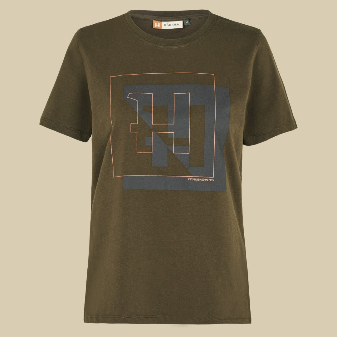 T-shirt H-Logo Femme Härkila - Willow green